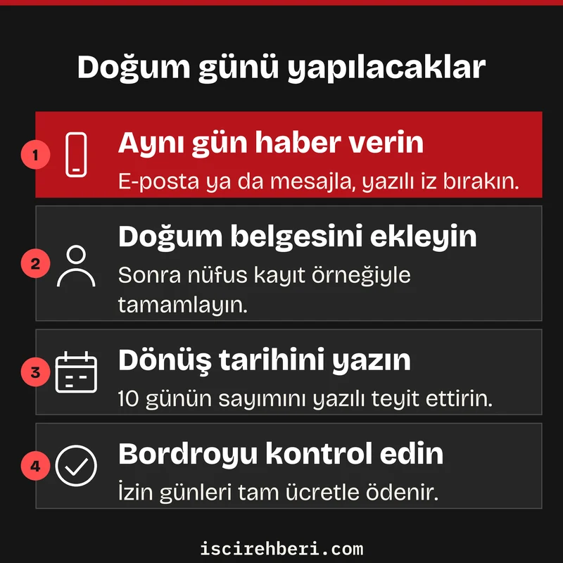 Doğum günü yapılacaklar