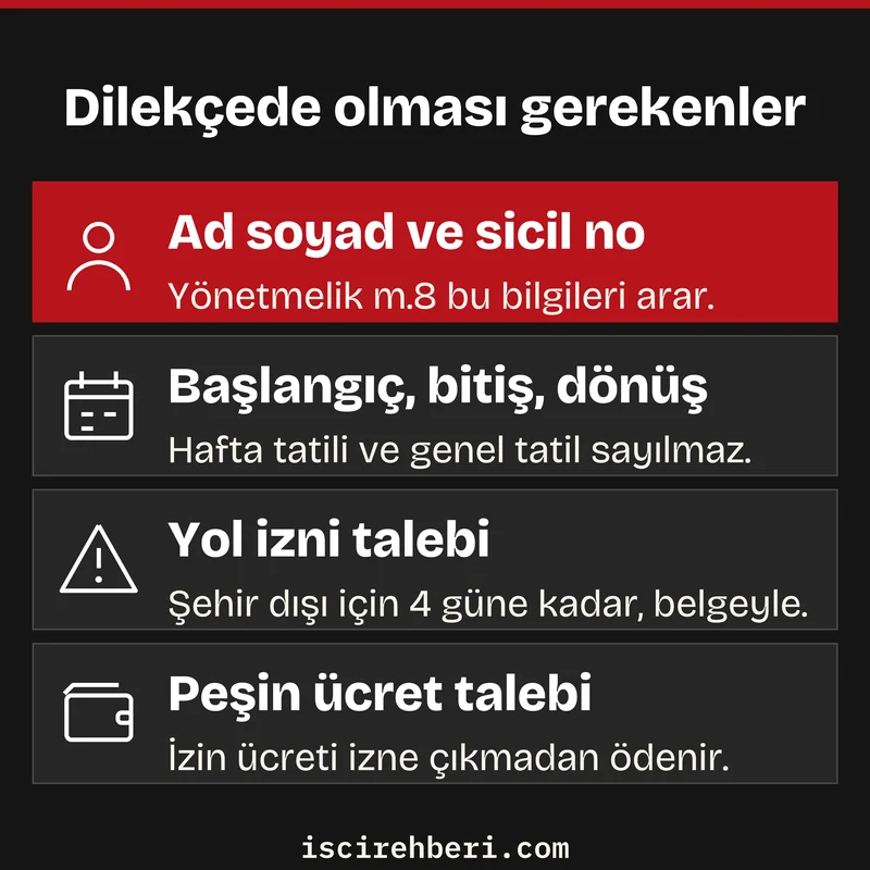 Dilekçede olması gerekenler
